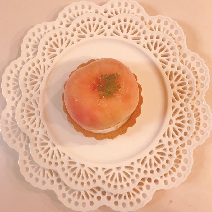 【簡単レシピ】桃まるごとタルト