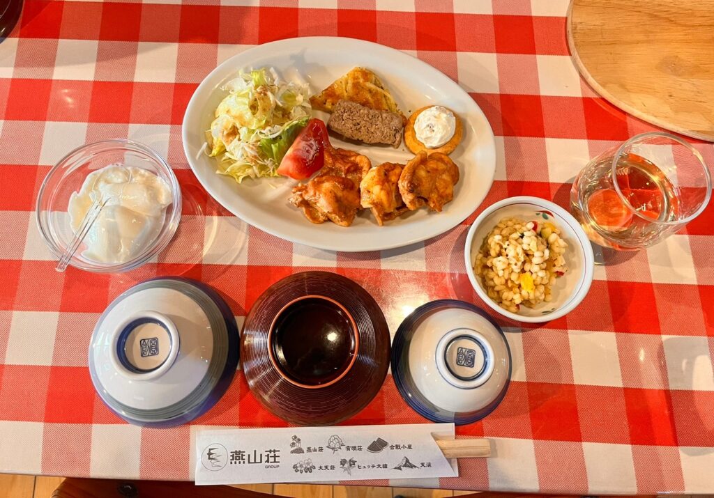 ヒュッテ大槍のご飯