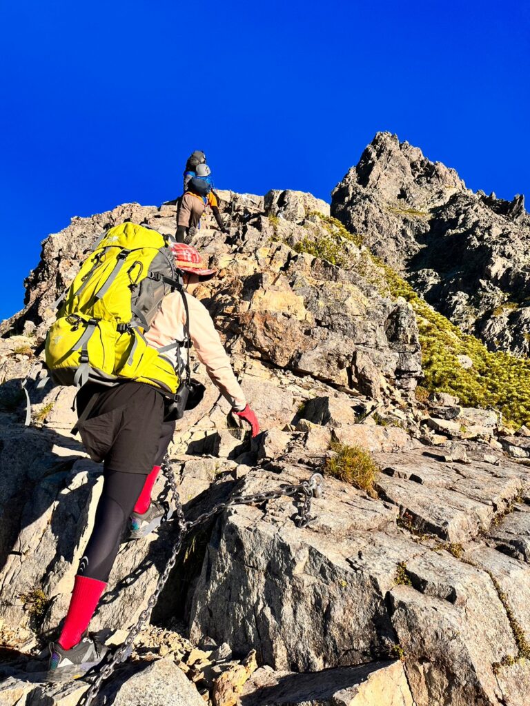 槍ヶ岳登山