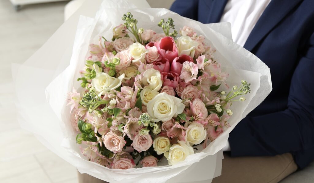 定年退職の花束